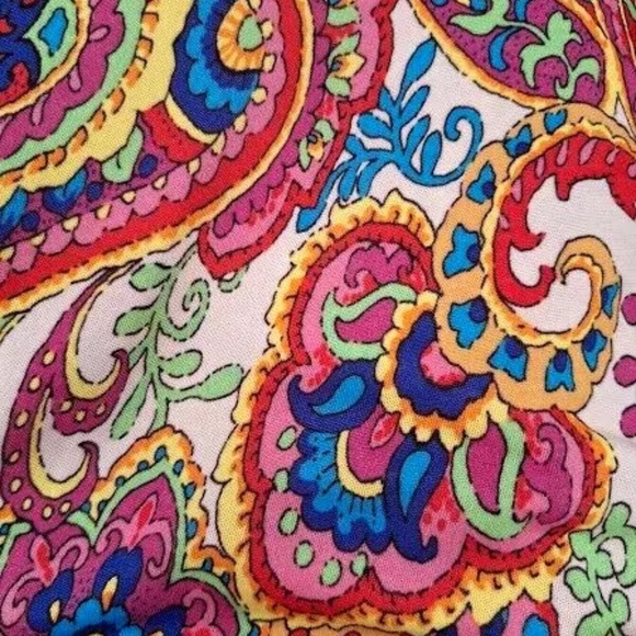 Dolce & Gabbana Paisley Colorful Sleeveless Summer Shift dress - Picture 5 of 11
